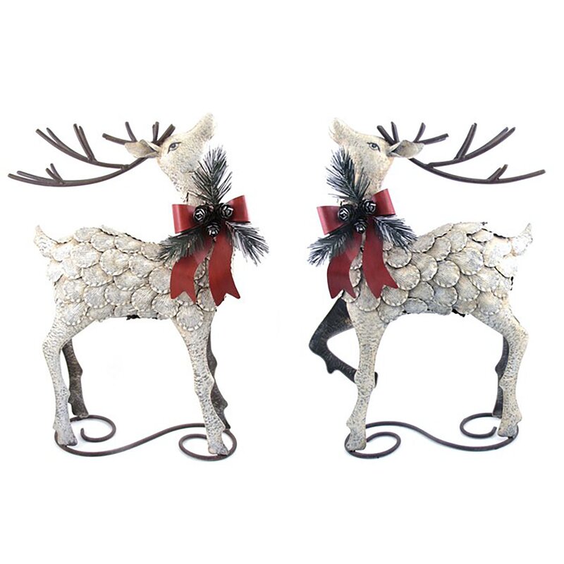 retro reindeer decorative figurine